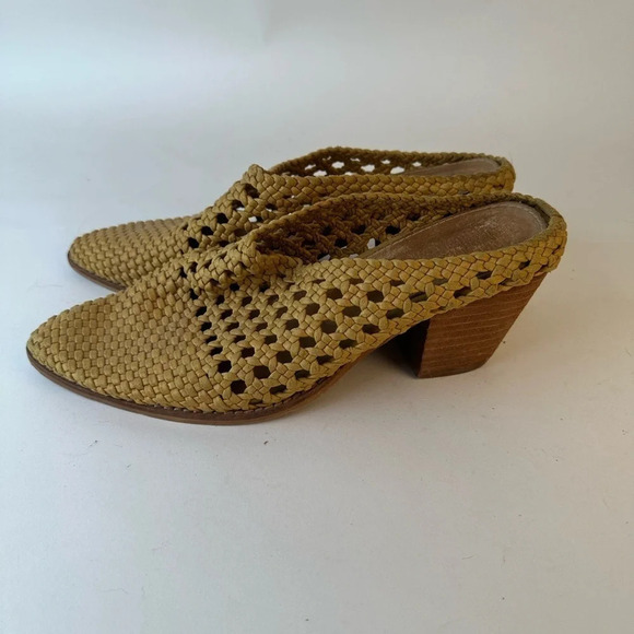 Mi.iM Paris Woven Leather Mules - Picture 7 of 8